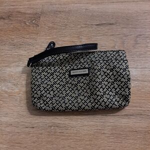 Tommy Hilfiger Black and Gray Wristlet
